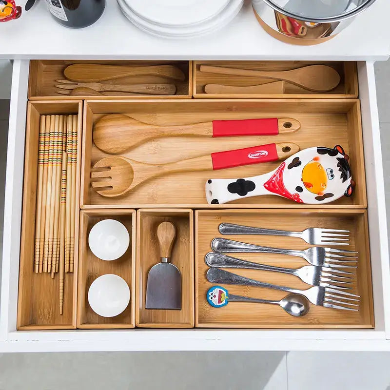 Bamboo Drawer Organizer™