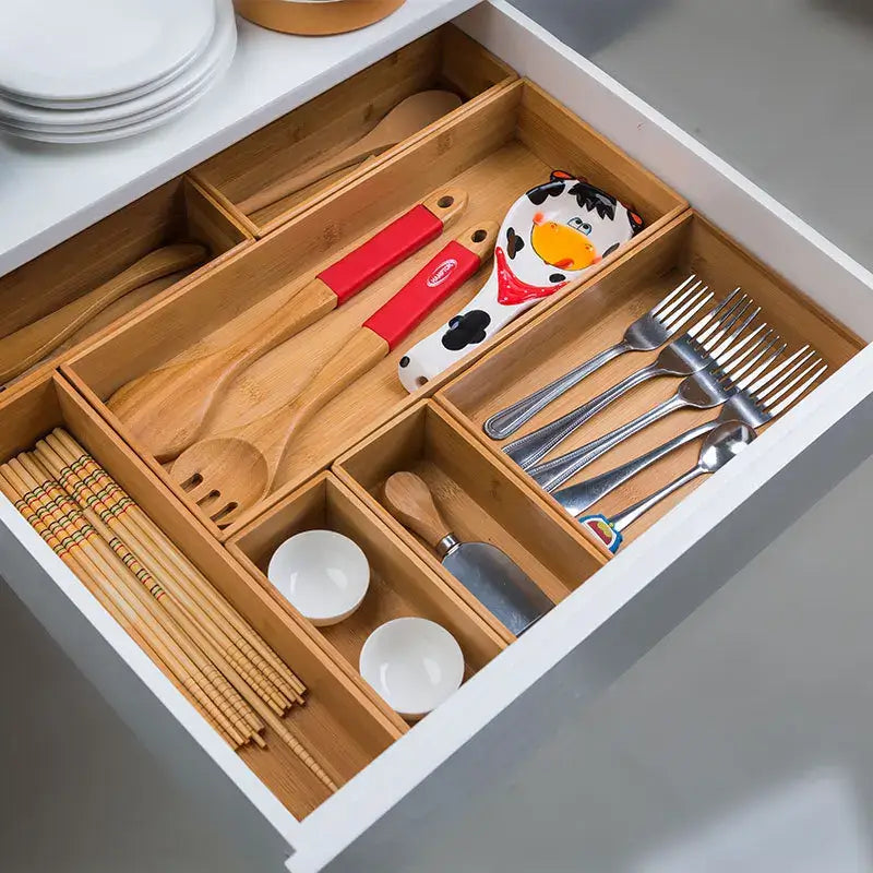 Bamboo Drawer Organizer™