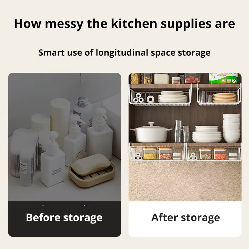 Hanging Storage Basket™ | Under Cabinet Organizer