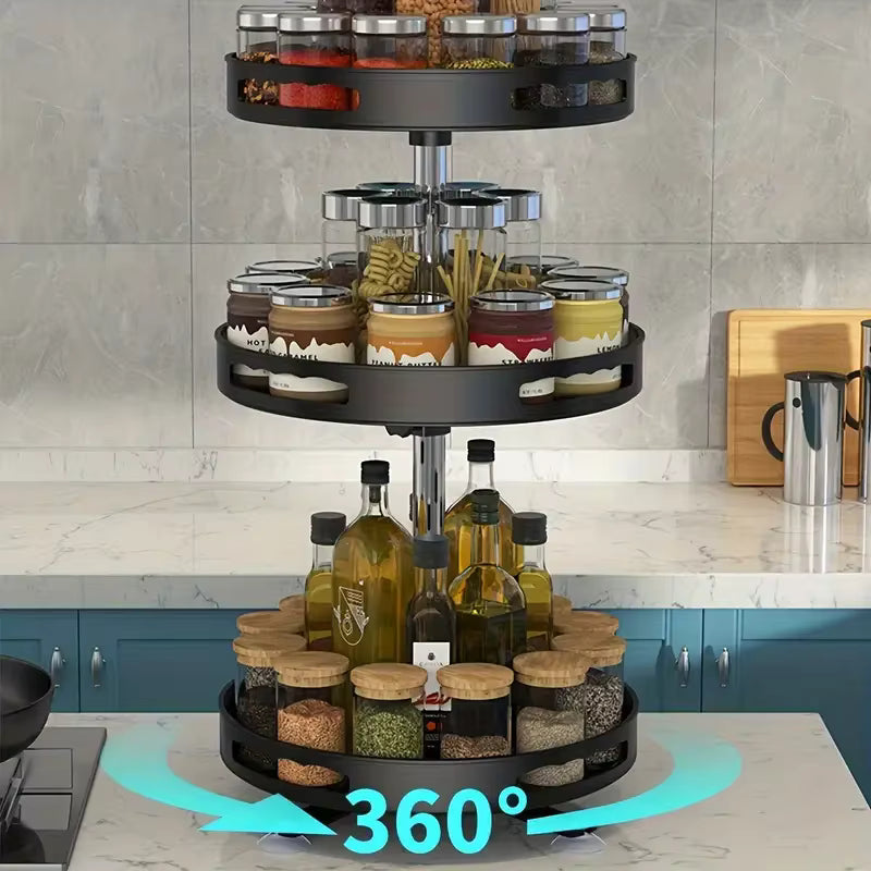 Rotating Spice Rack™ | 360° Kitchen Organizer